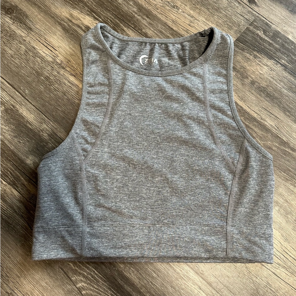 ZYIA Haze Knit Crop Top size Large